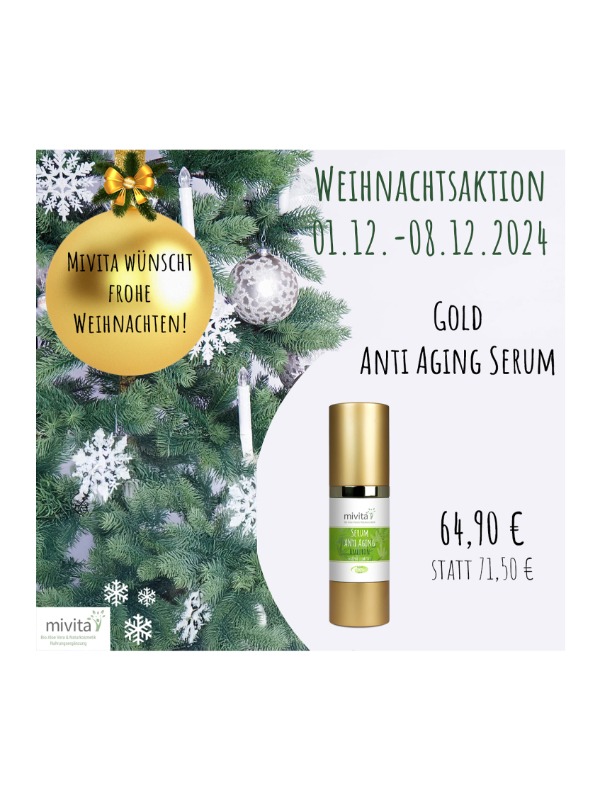 Gold Anti Aging Serum Naturkosmetik